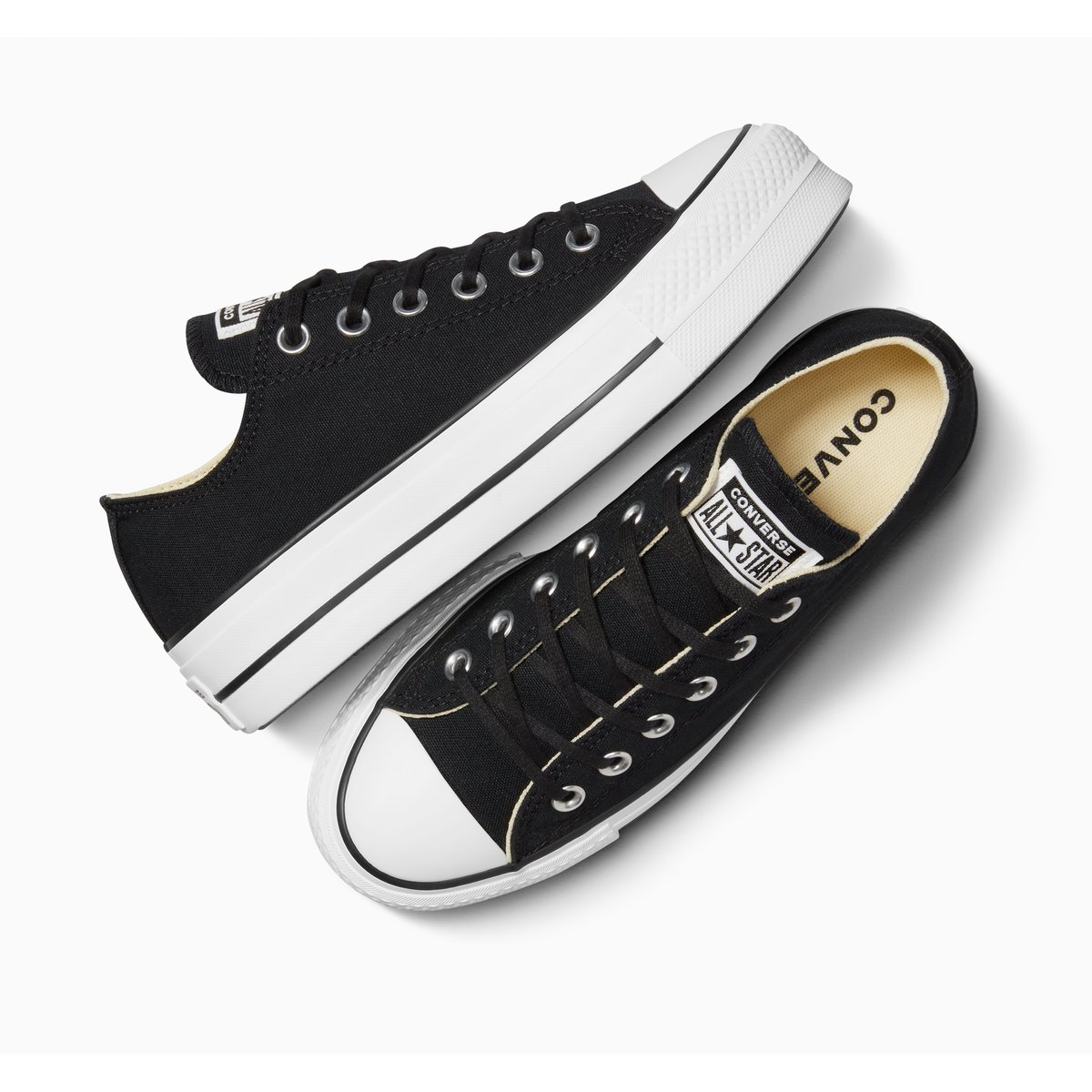 Chuck Taylor All Star Lift Canvas Ox preto , CONVERSE