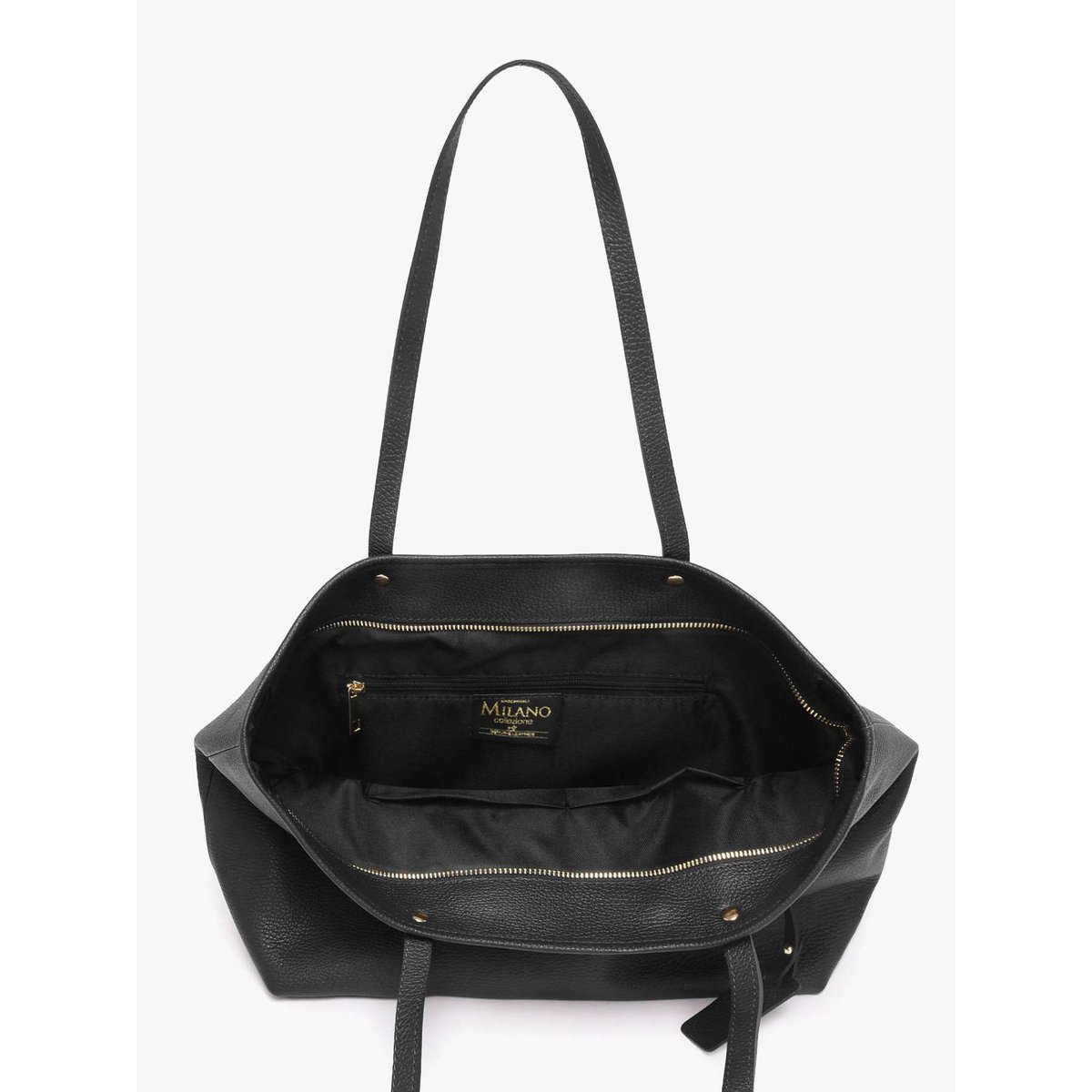 Cabas Caviar cuir nero, MILANO