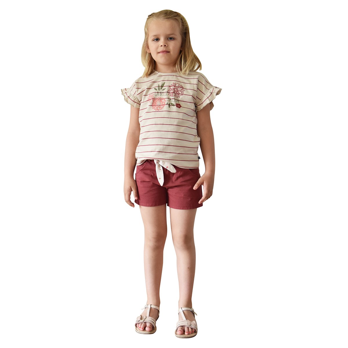 Tshirt nikki manches courtes enfant blanc, SUCRE D'ORGE