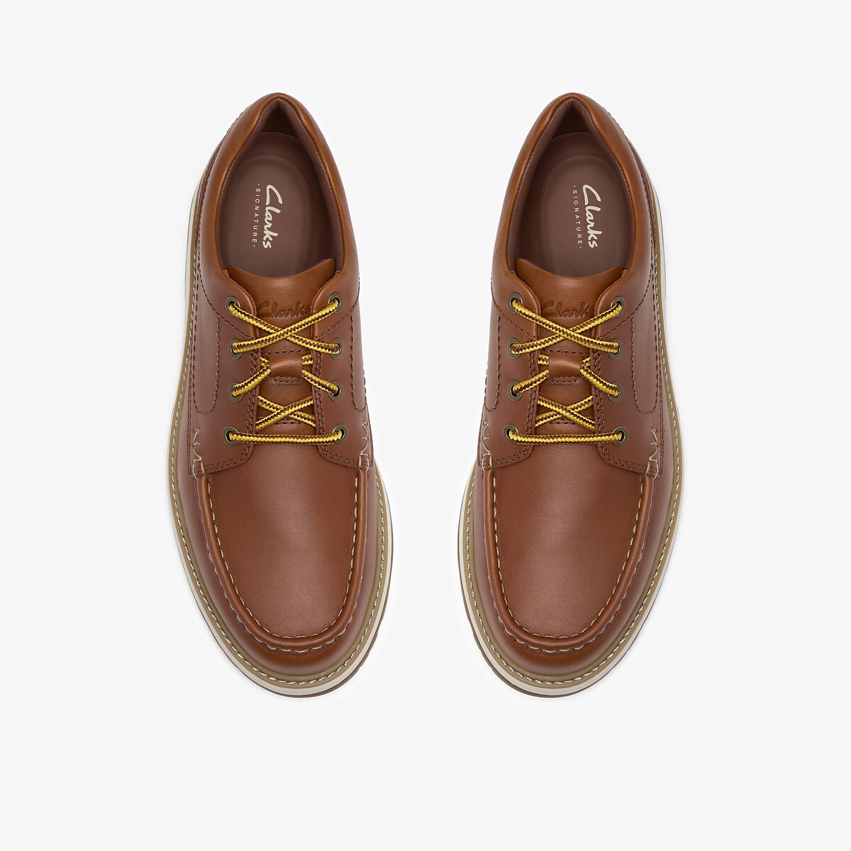 Chaussures en cuir, à lacets, MELBURY LACE tan, CLARKS