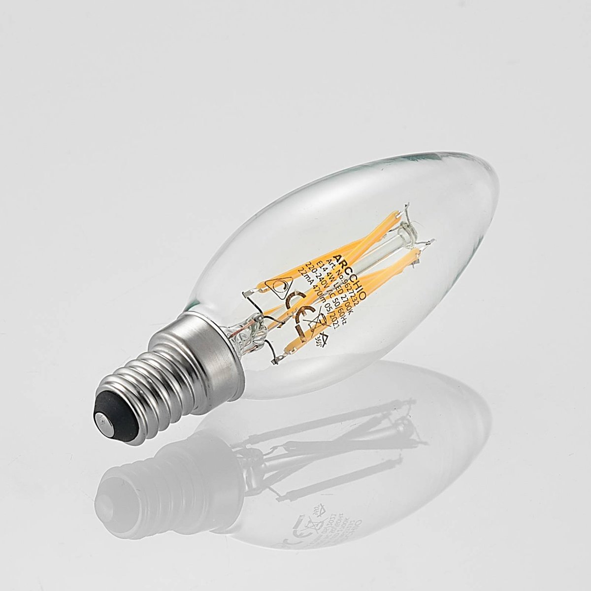 Ampoule E14 en verreLED couleur unique, ARCCHIO