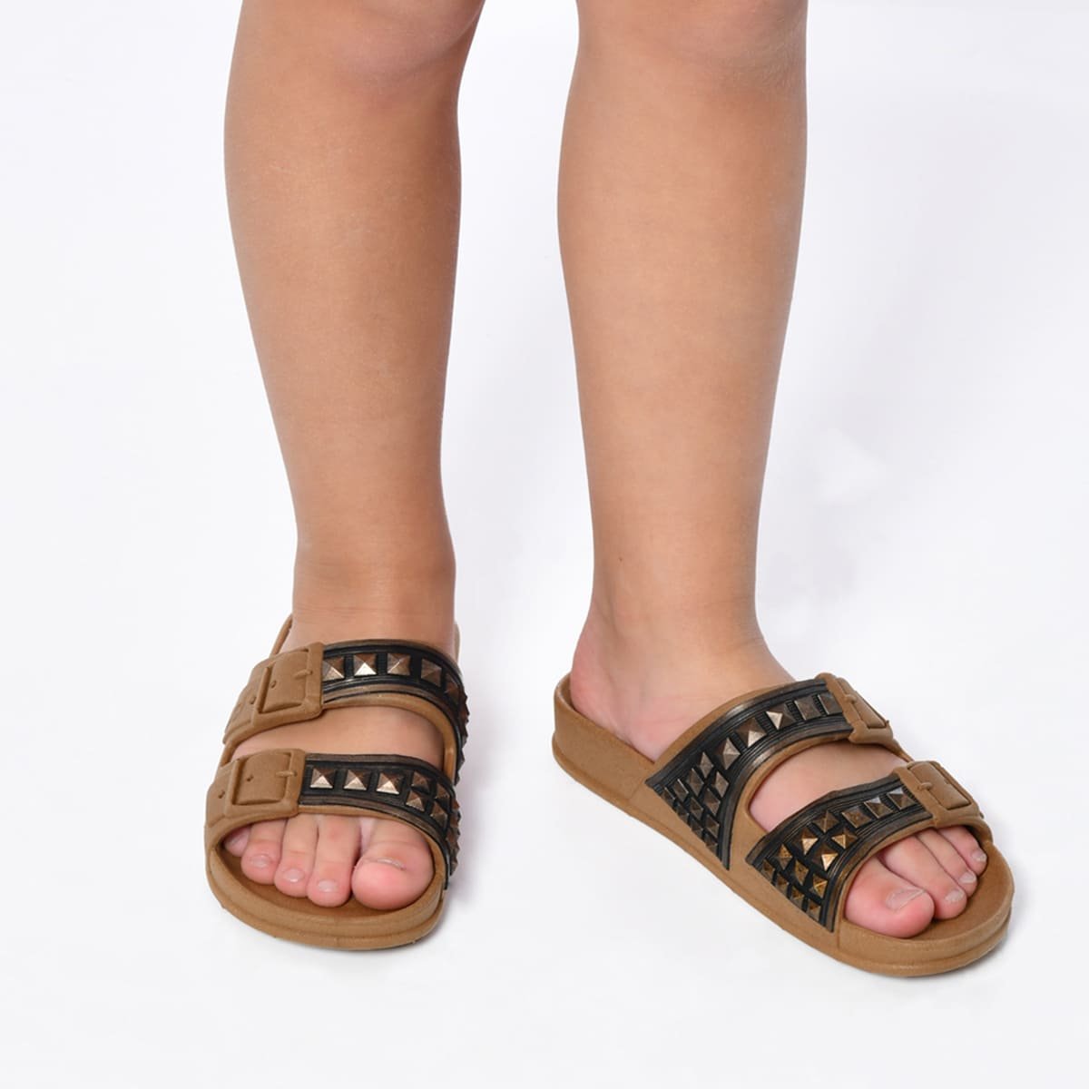 Sandales plates Enfant BELEM camel, CACATOES