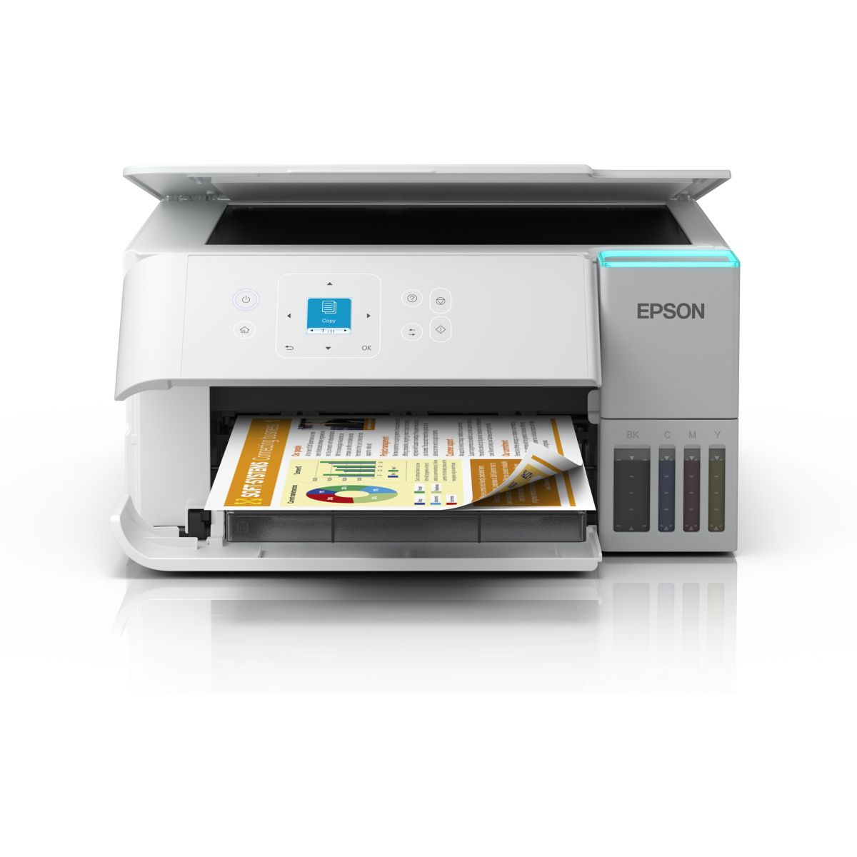 Imprimante jet d'encre EcoTank ET-2956 - White couleur unique, EPSON