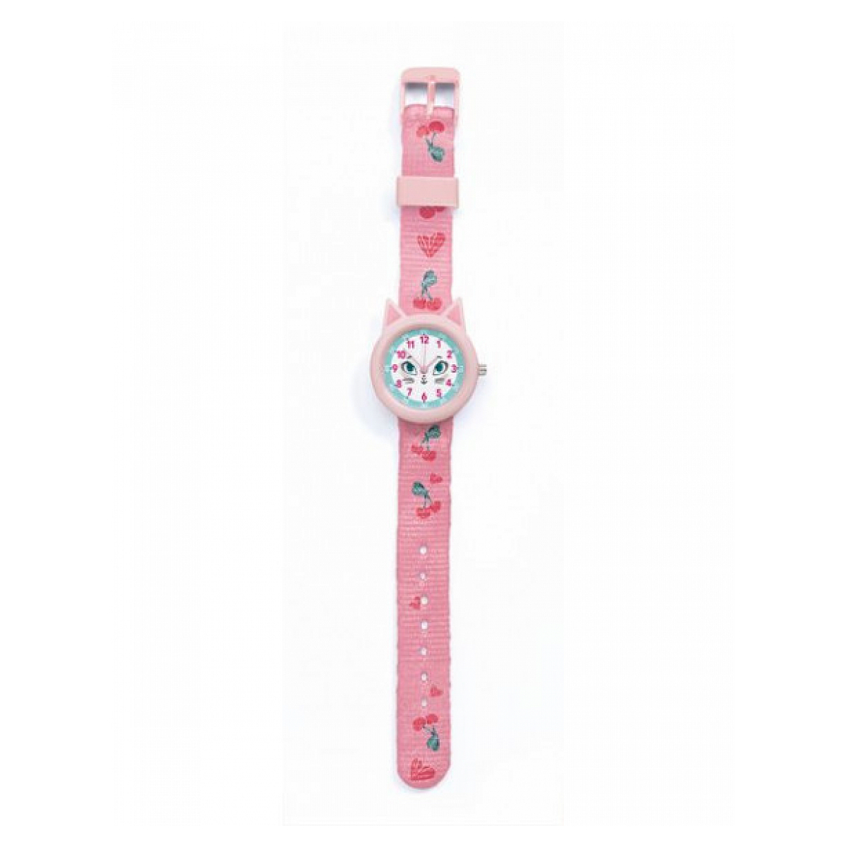 Montre des petits Ticlock Chat rose, DJECO