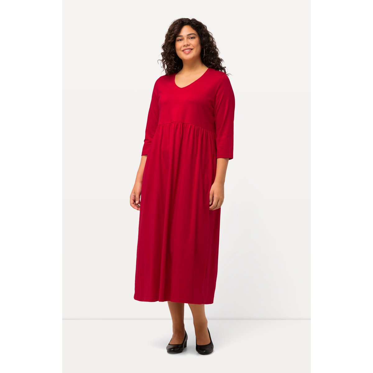 Robe en jersey avec poches, couture empire salsa, ULLA POPKEN