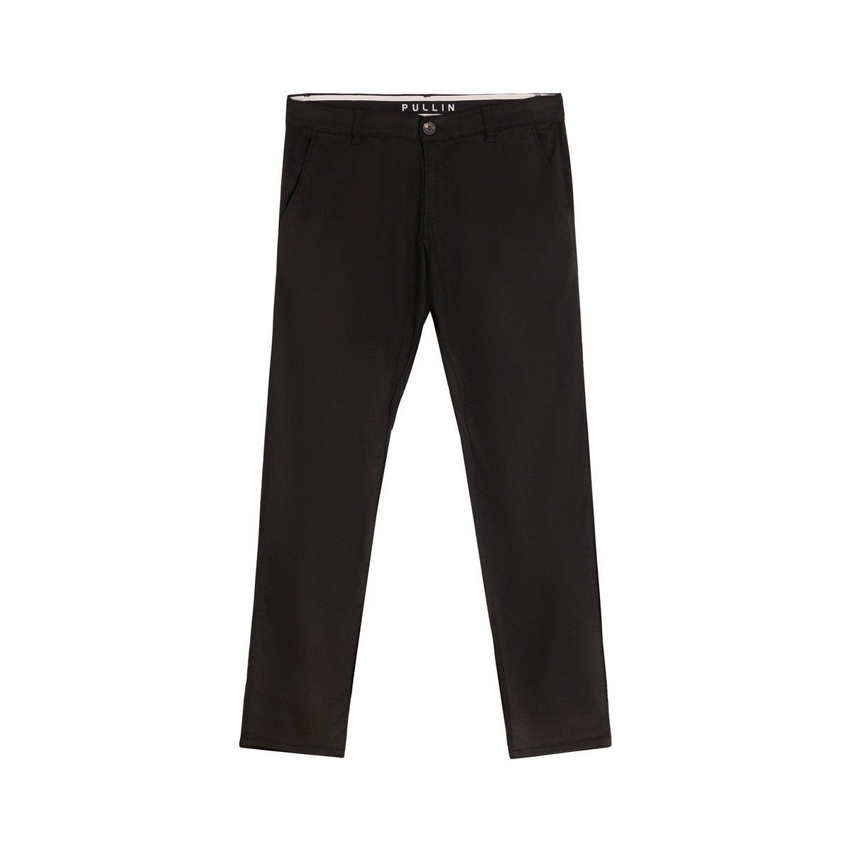 PANTALON CHINO DARK2 noir, PULLIN