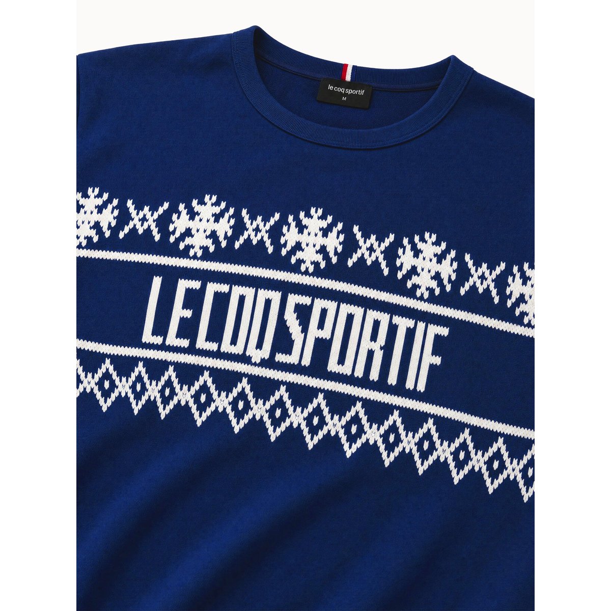 Sweat col rond NOEL bleu, LE COQ SPORTIF