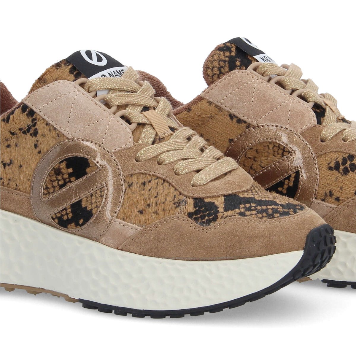 CARTER JOGGER W SNAKE KISS SABLE - Collier orné de Cristaux Swarovski® inclus beige, NO NAME