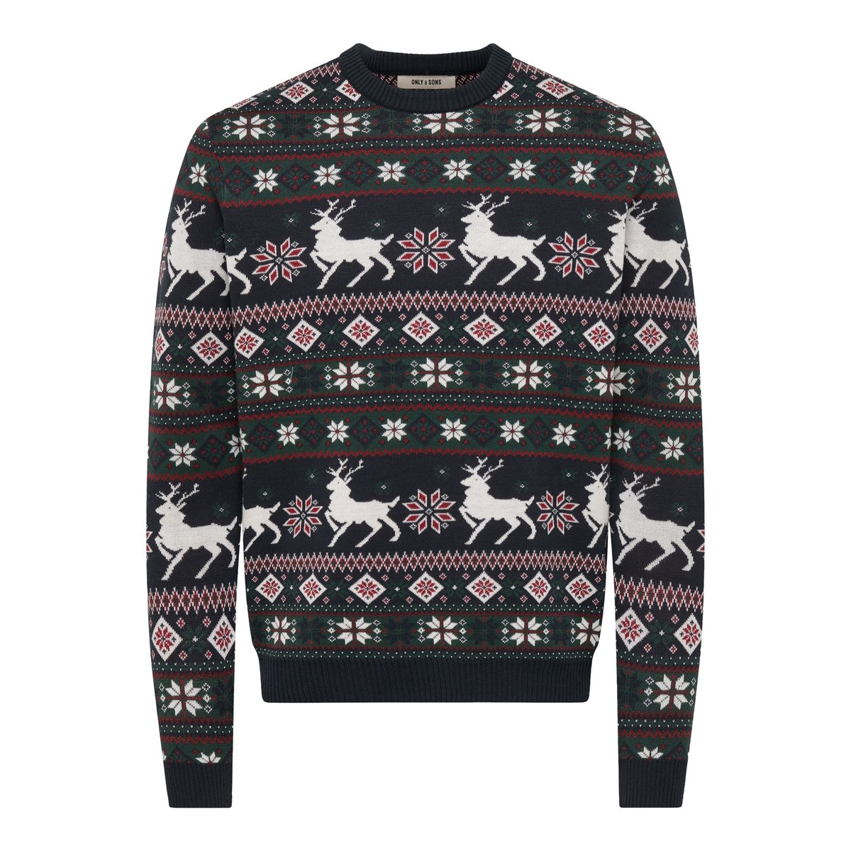 Pull En Maille dark navy 1, ONLY & SONS