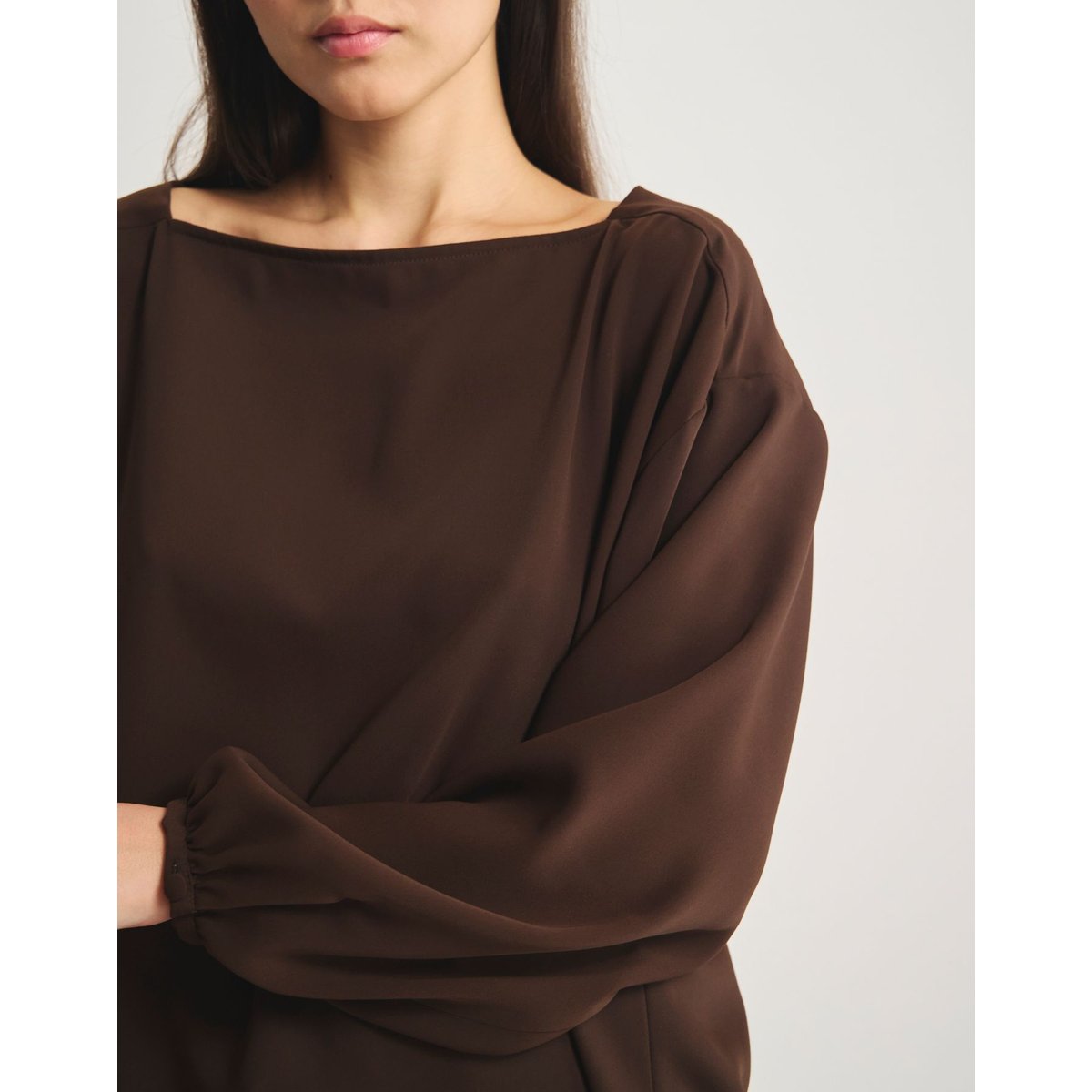 Top Sea fluide marron, INES DE LA FRESSANGE PARIS