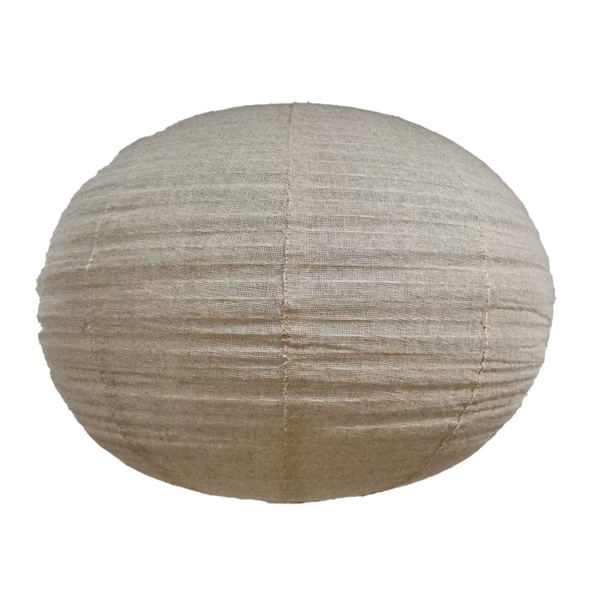 Abat-jour lanterne tissu - Effet lin naturel, OPJET