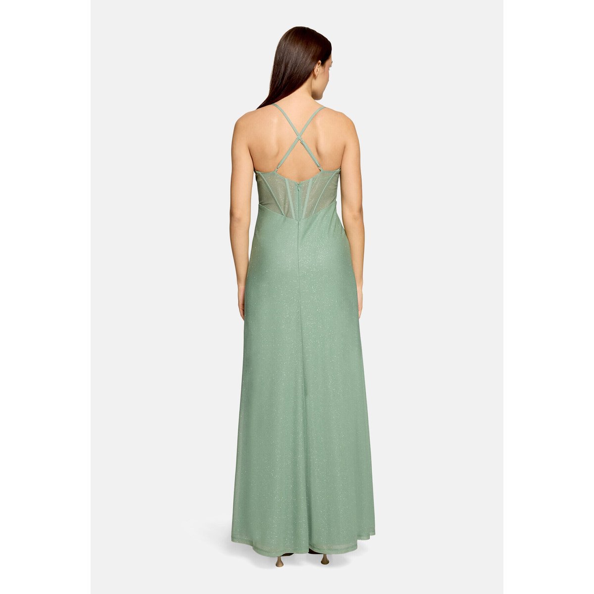 Robe de soirée au look scintillant green/green, VERA MONT