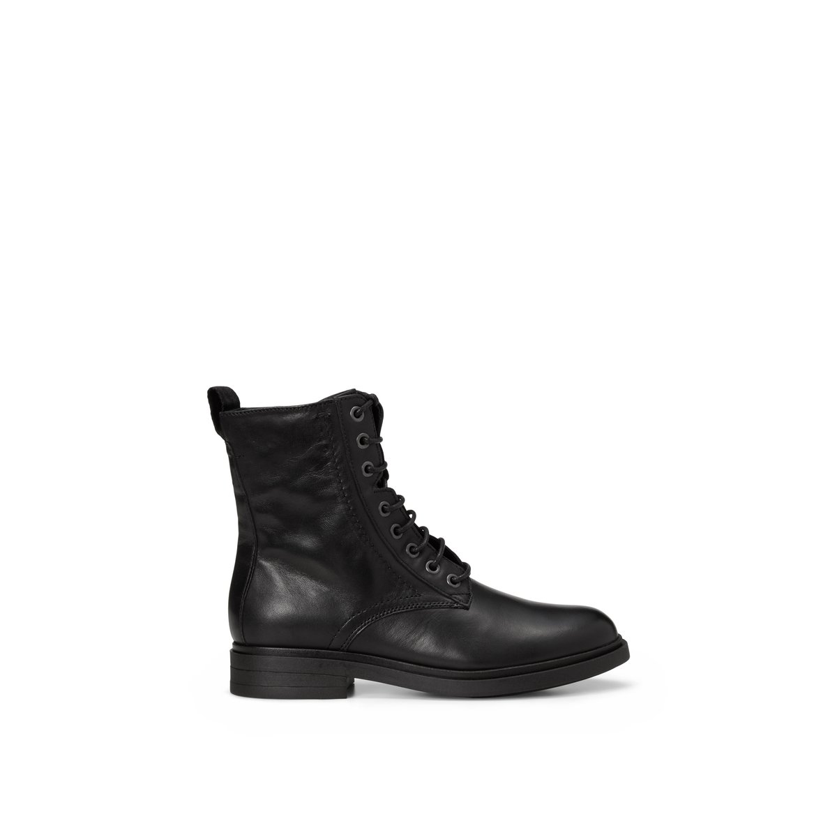 bottes à lacets avec une fermeture éclair intérieure très pratique noir, MARC O'POLO