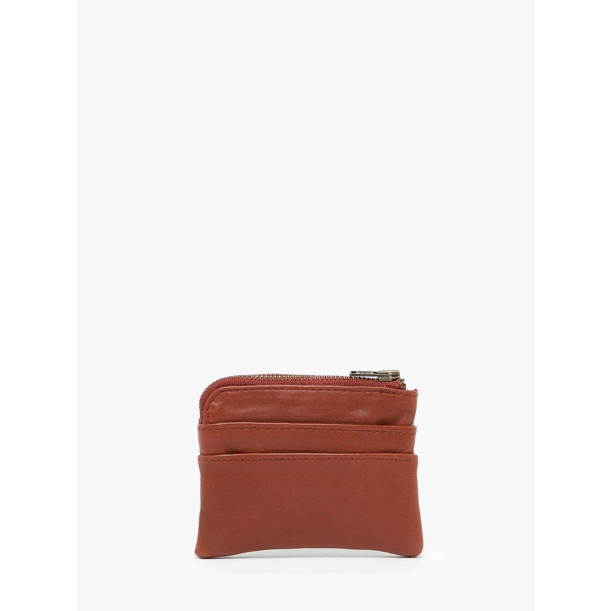 Porte-monnaie Cow cuir tan, BASILIC PEPPER