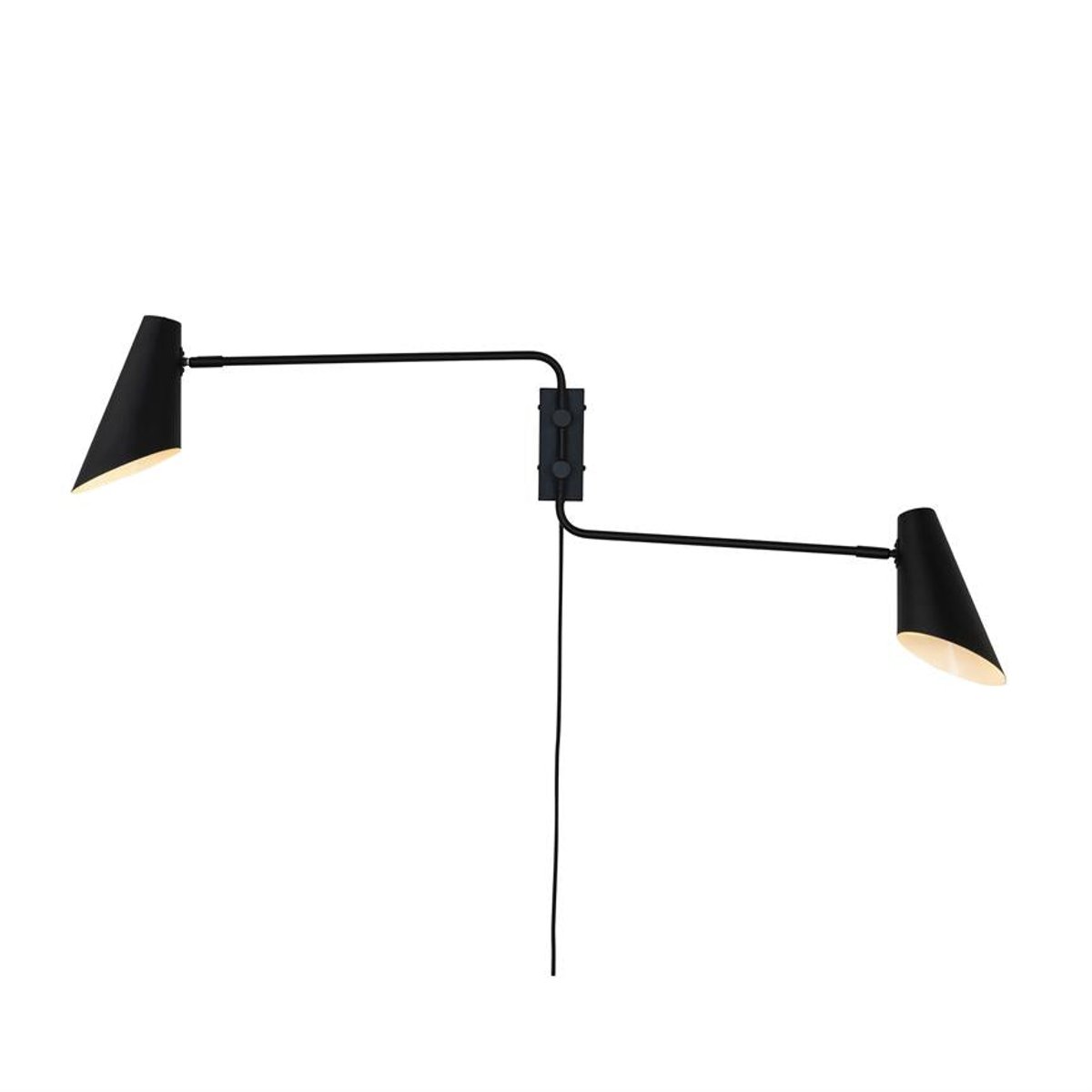 Applique double Cale noir, DYBERG LARSEN