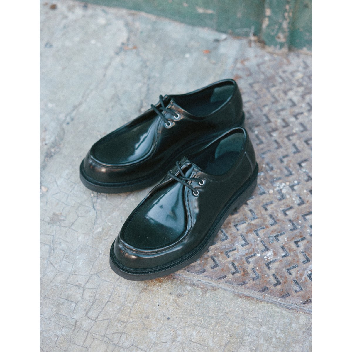 Derbies LUNO cuir box noir, ODAJE