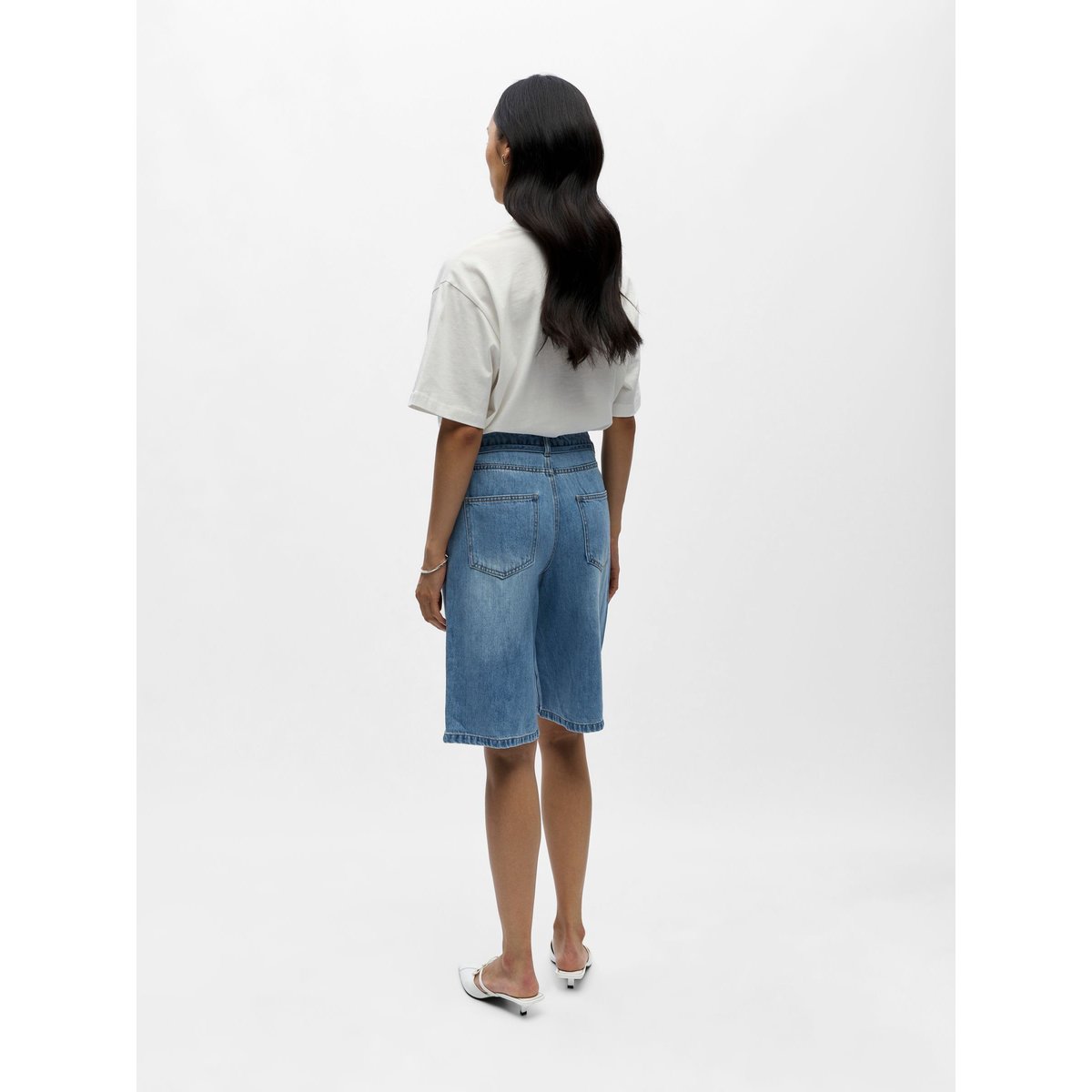 Short light blue denim, OBJECT