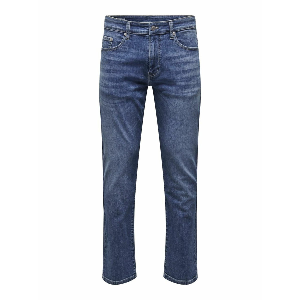 Rechte jeans Weft middelblauw , ONLY & SONS