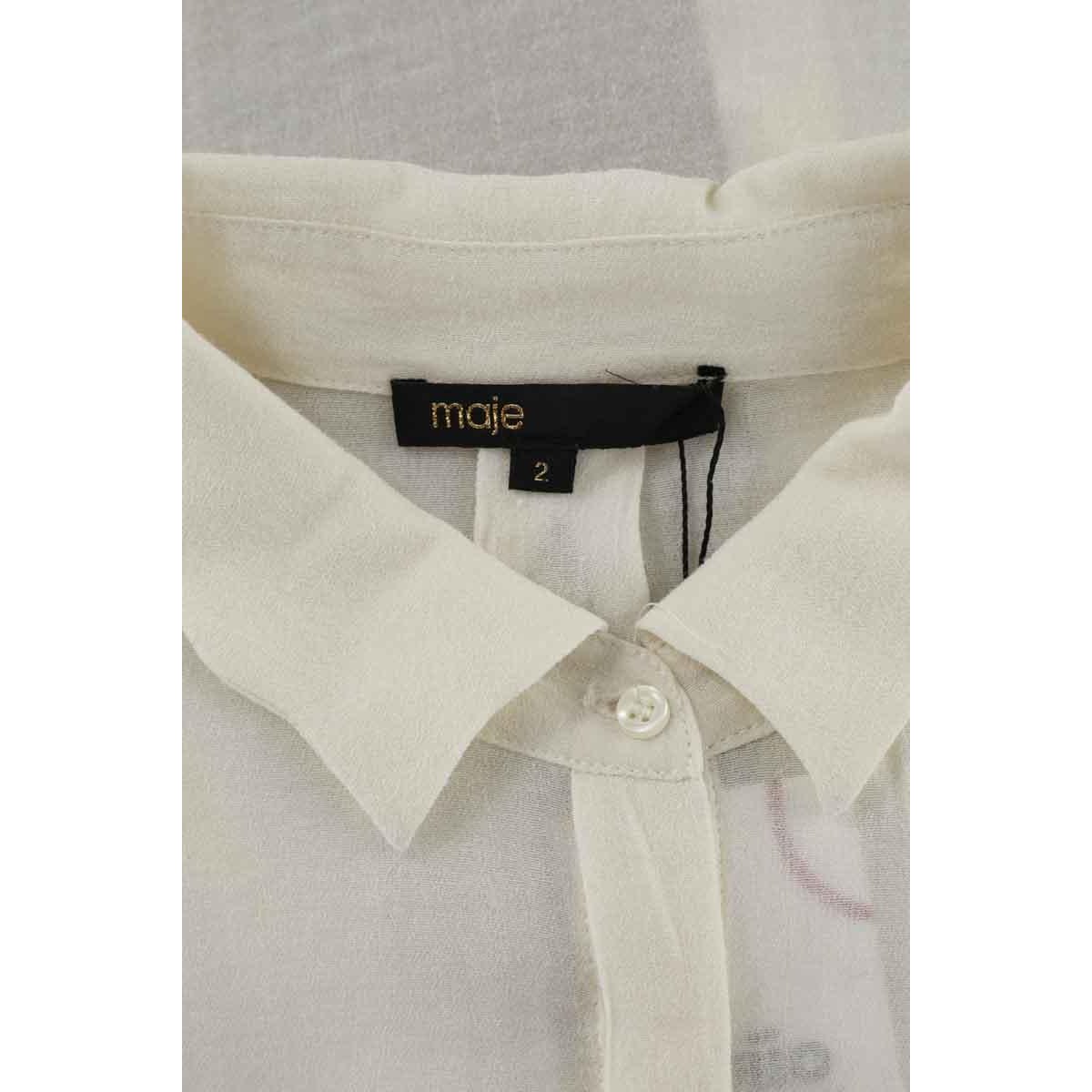 Blouse - Très Bon État blanc, MAJE