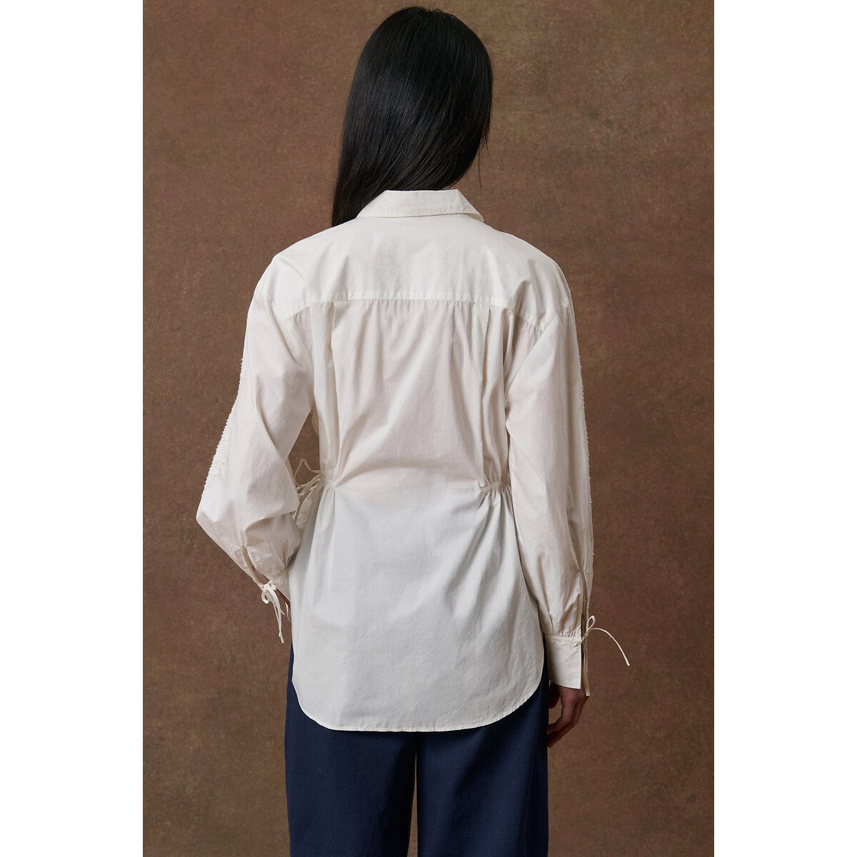 Chemise à manches brodées, ADAZOLA blanc, LOUISE MISHA