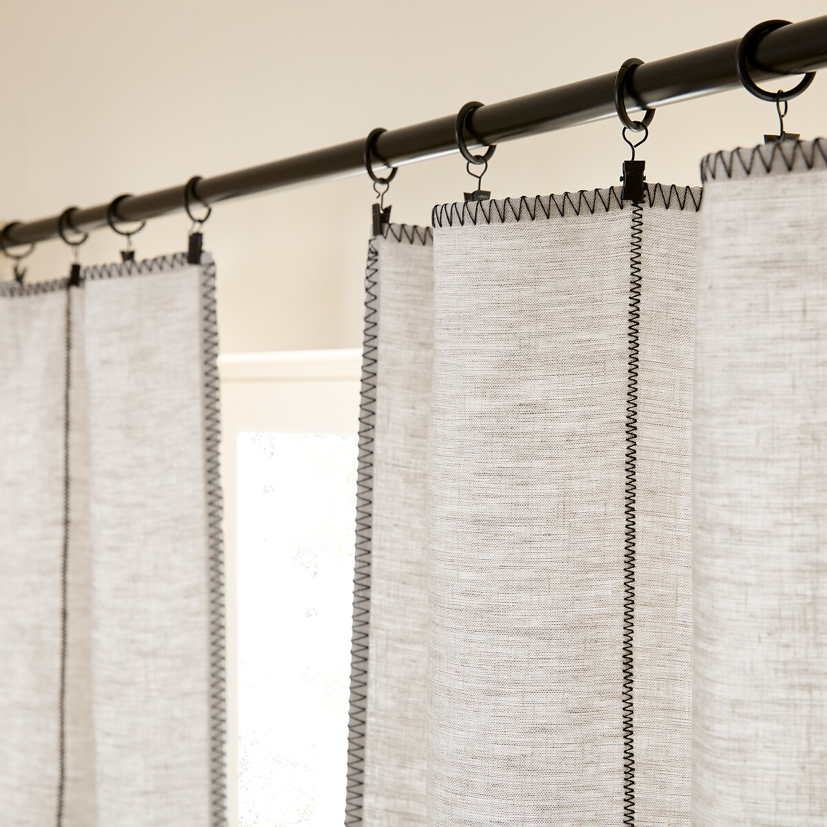 Tojos Washed Linen Curtain natural, AM.PM