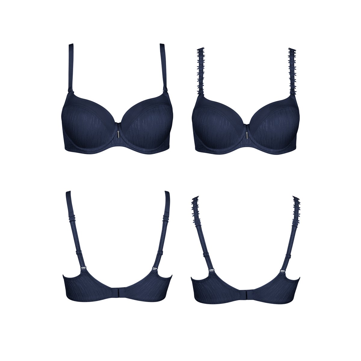 Soutien-gorge préformé bretelles doubles Gracia B à E bleu, LISCA