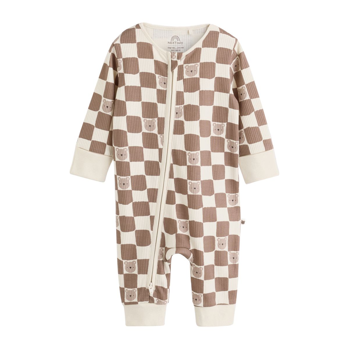 Dors-bien à zip double sens bébé, lot de 4 marron, NEXT
