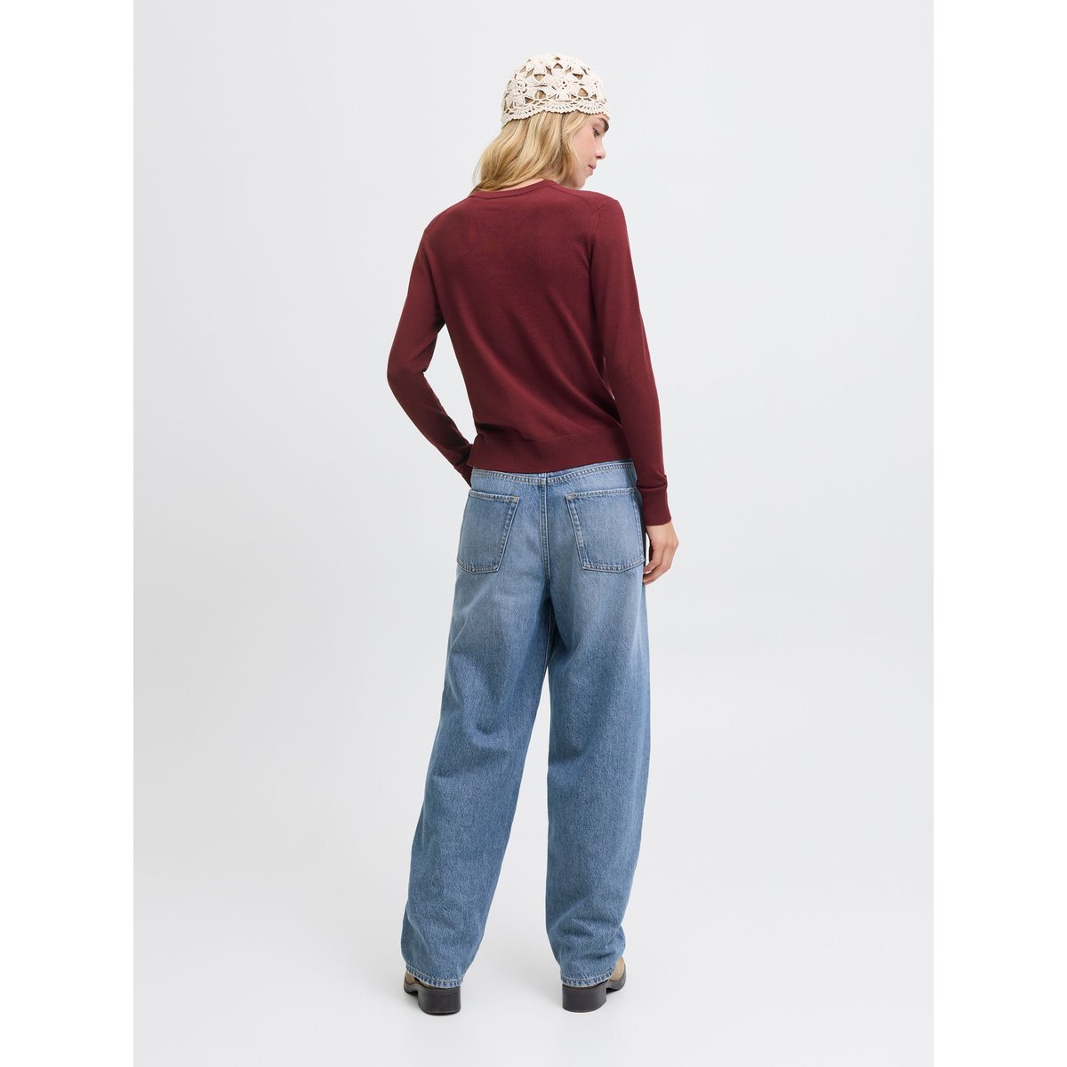 Pull En Maille cabernet 1, JJXX