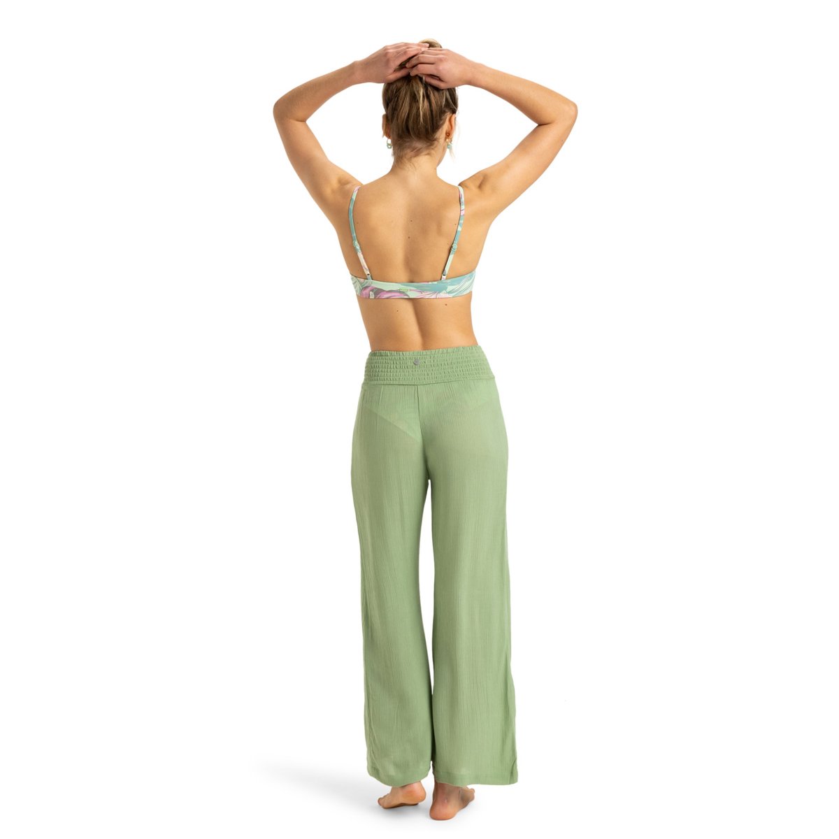 Pantalon léger ALONG THE BEACH. vert basil, ROXY