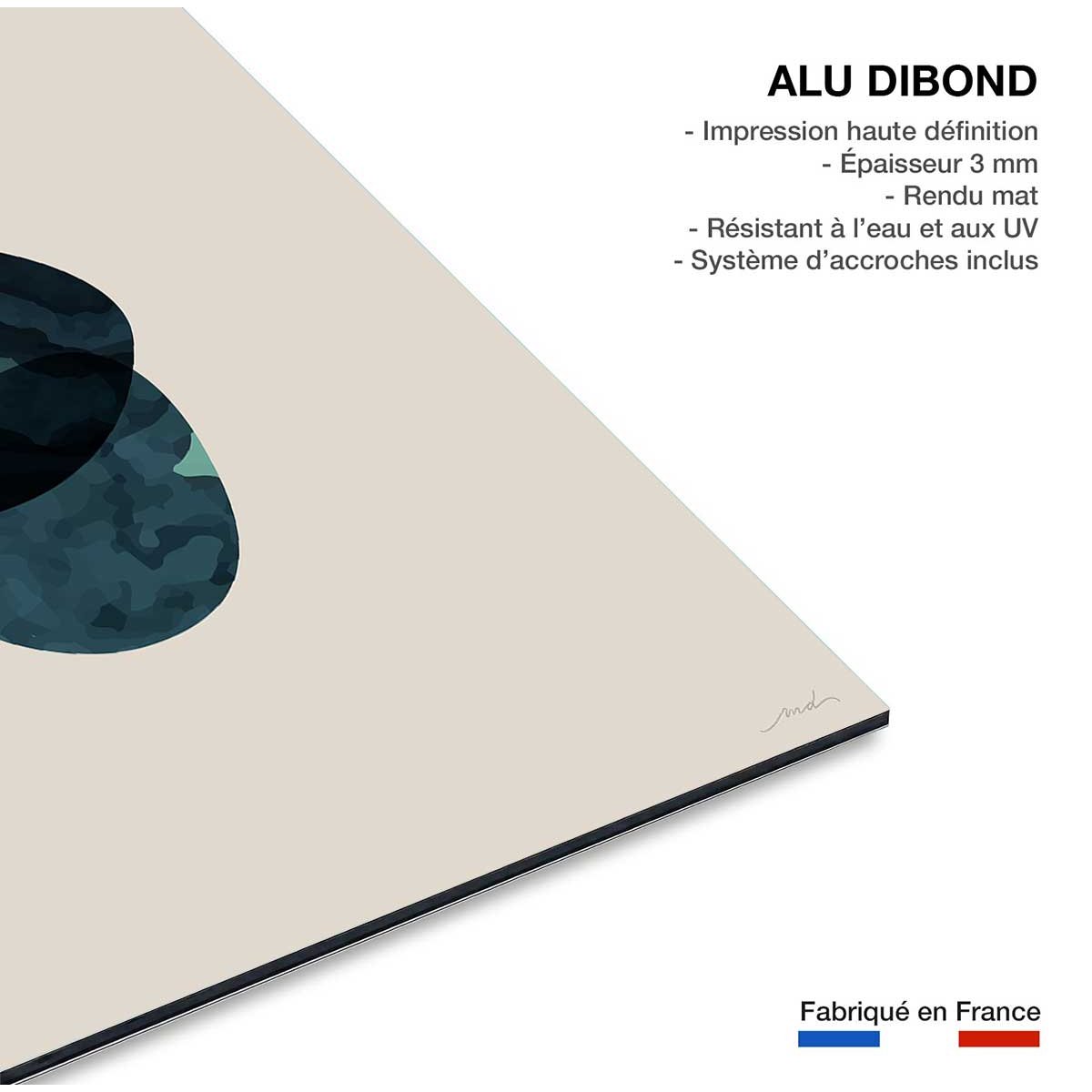 Tableau minimal things tableau alu dibond, HEXOA