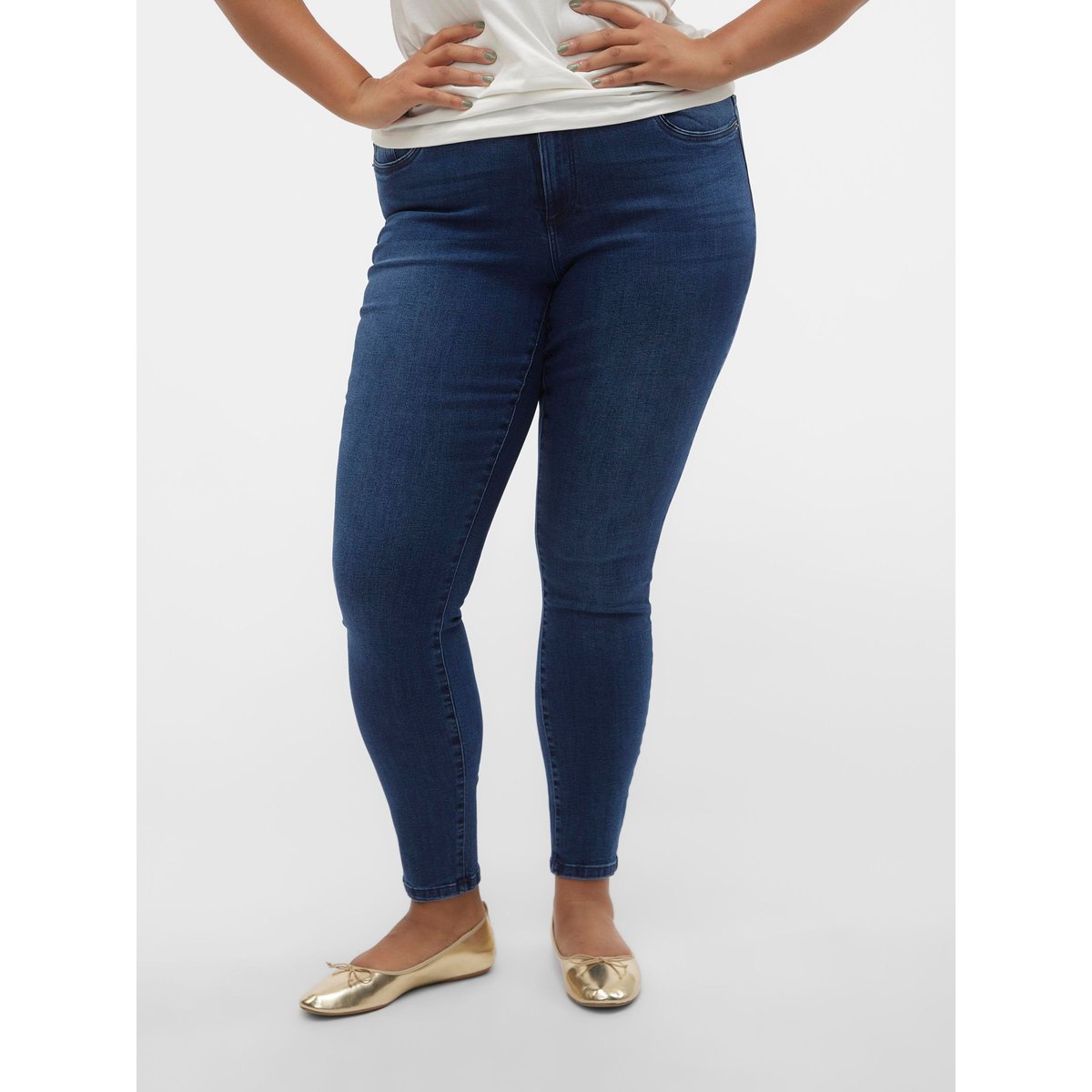 Jean Skinny dark blue denim, VERO MODA