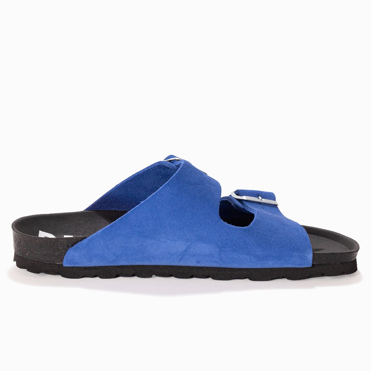 Sandales en cuir suédé ATLAS bleu, BAYTON