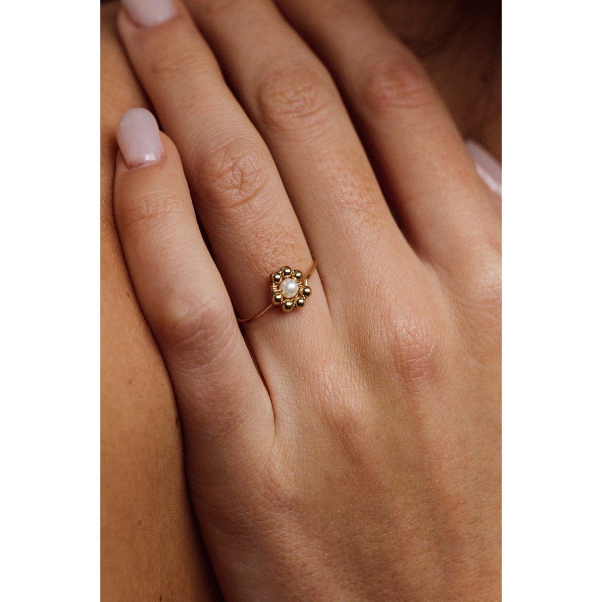 Bague Daisy - Perle de culture perle de culture, YAY PARIS