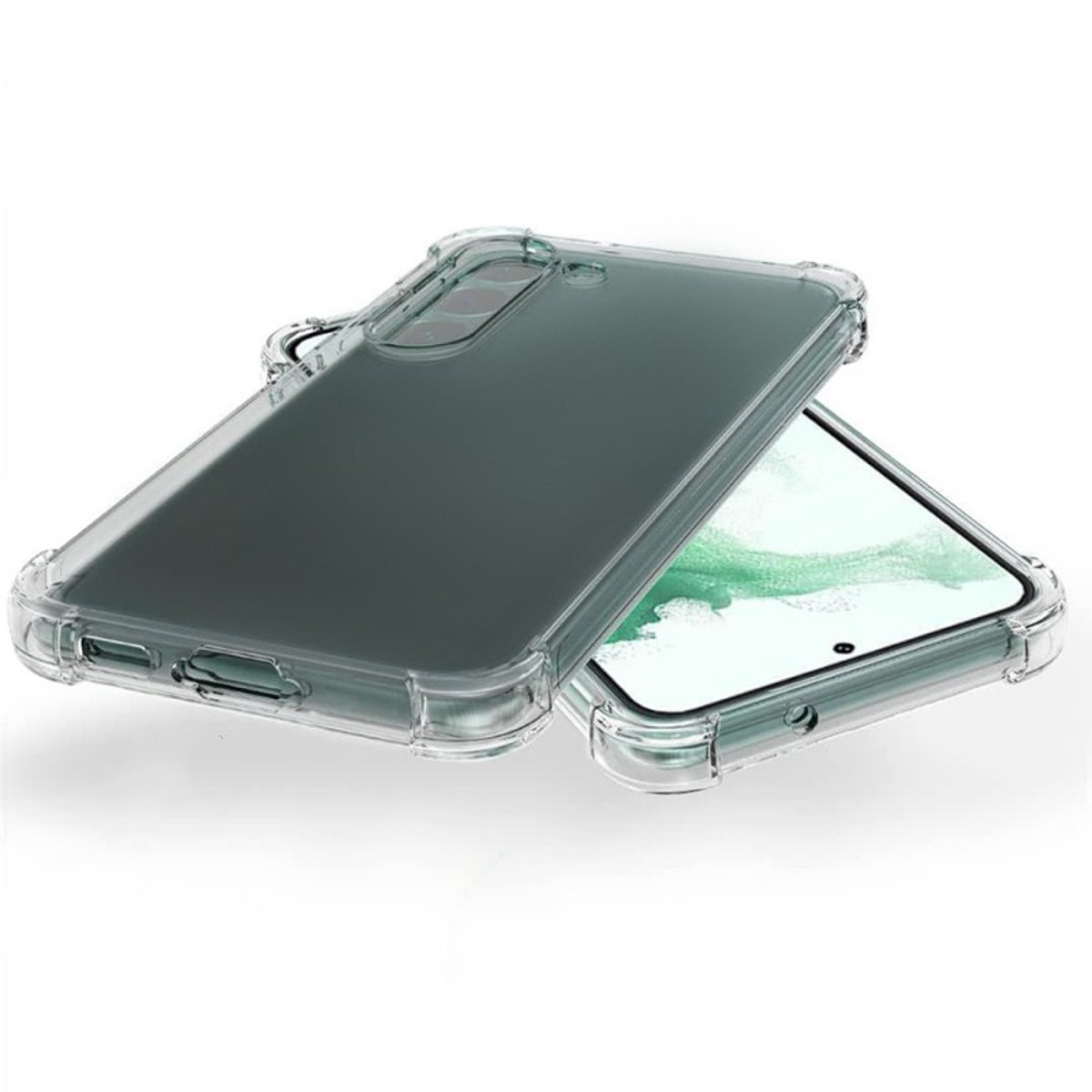 Coque Galaxy S23 Plus antichoc + 2 vitres transparent, EVETANE