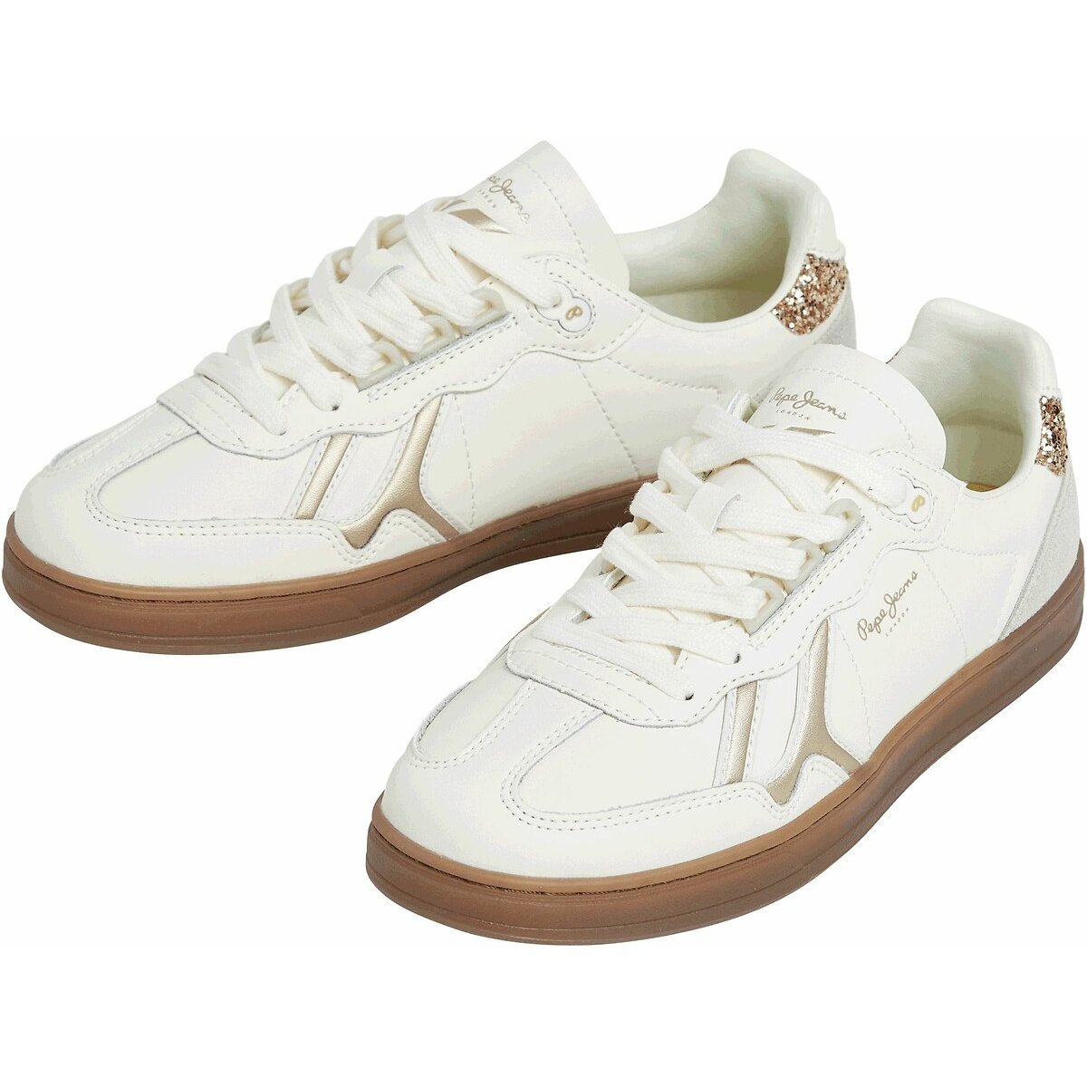Ball Basic W Trainers white, PEPE JEANS