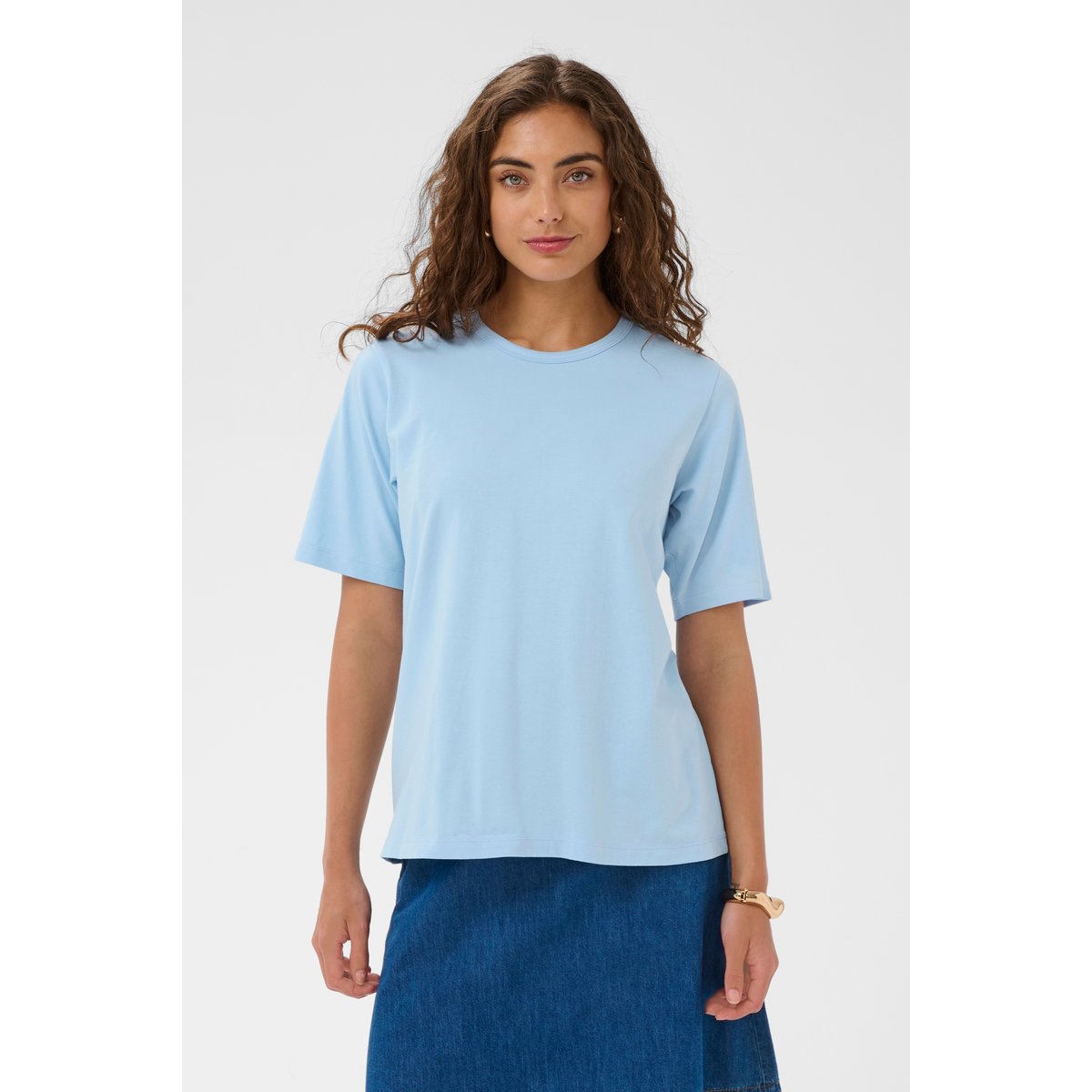 T-shirt à manches courtes bleu powder blue, CULTURE