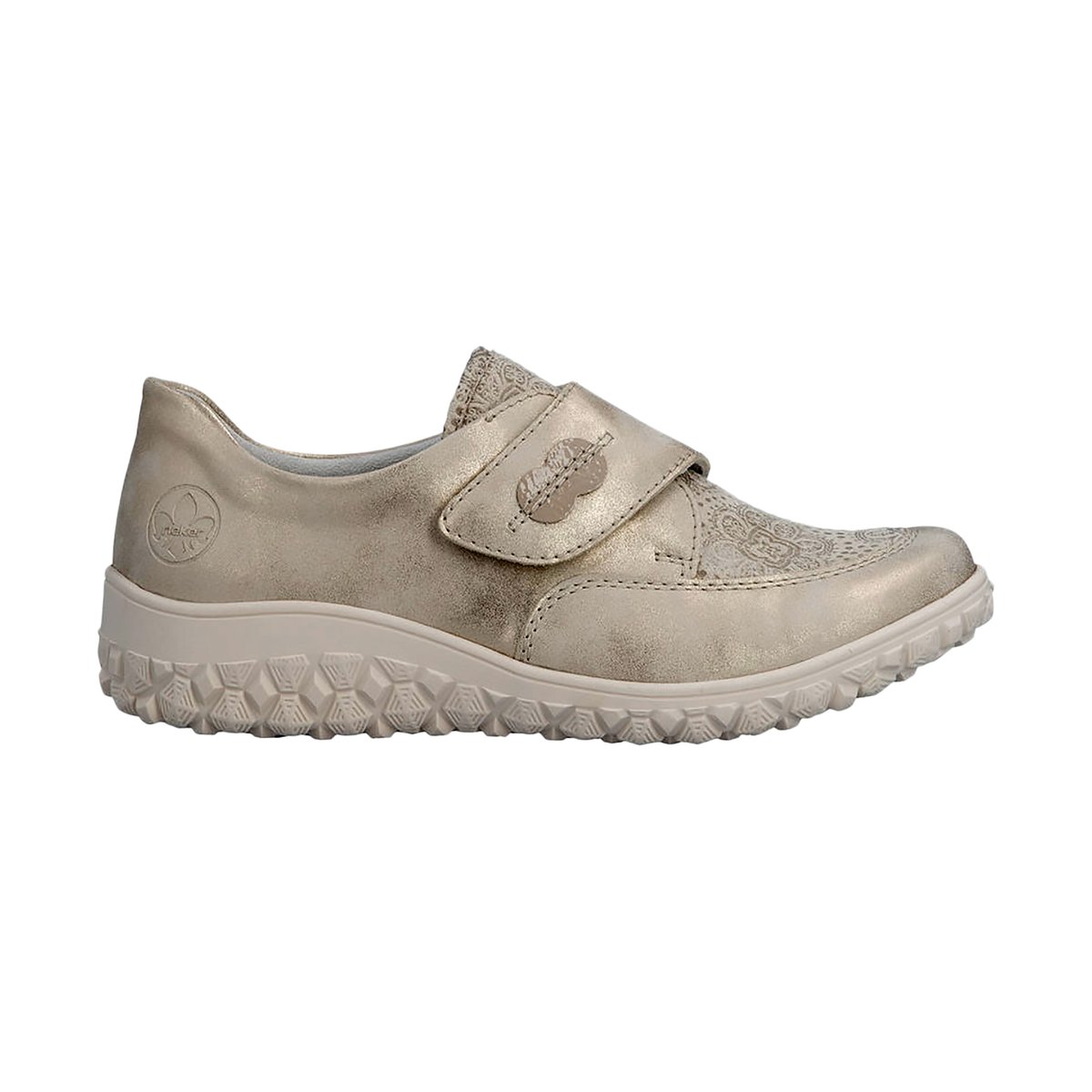 Basket Basse à Lacets Alula beige, RIEKER