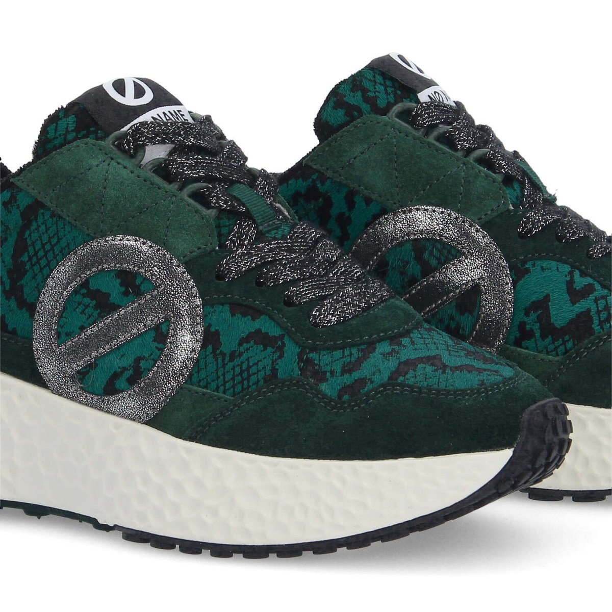 CARTER JOGGER W SNAKE KISS ÉMERAUDE - Collier orné de Cristaux Swarovski® inclus vert, NO NAME