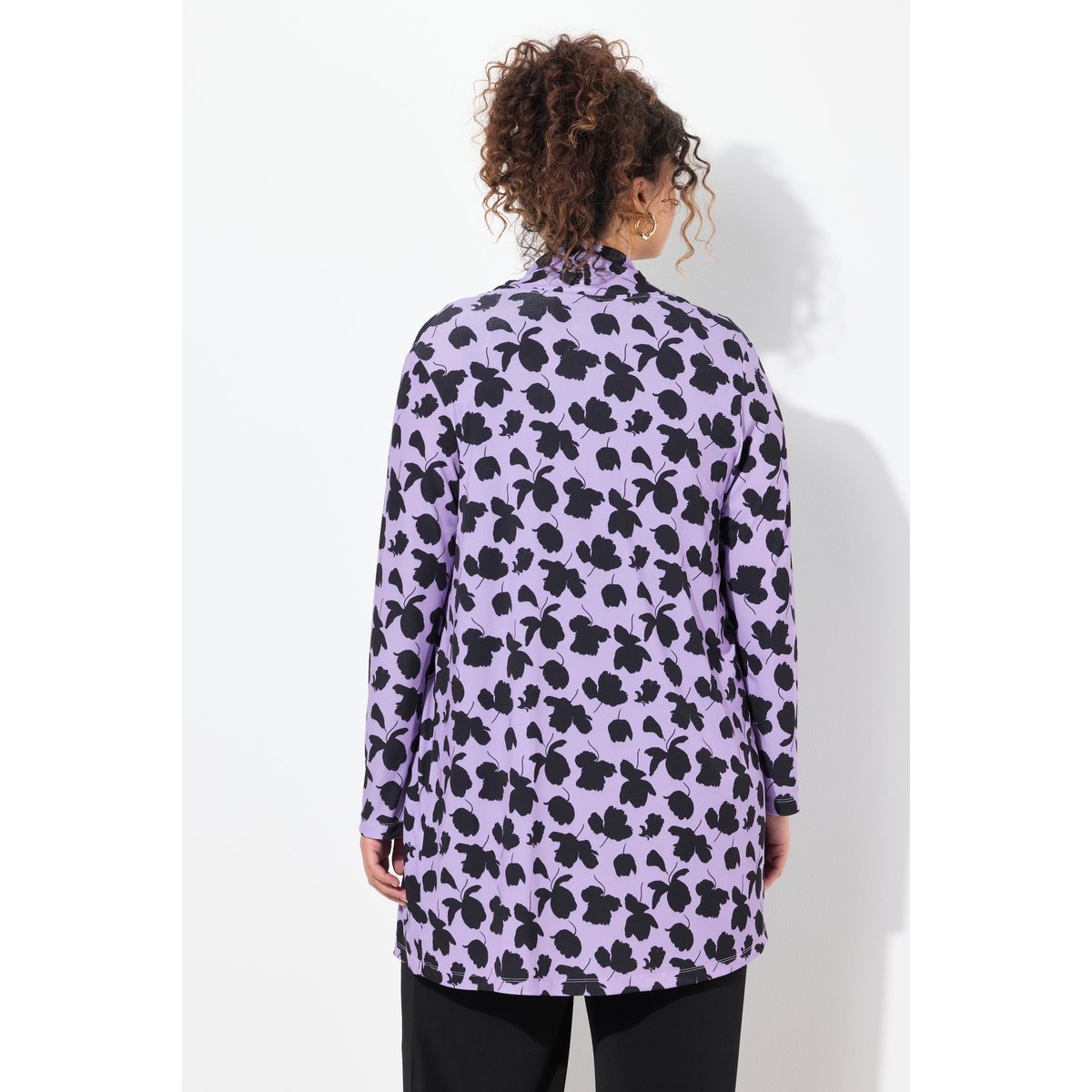 Veste en jersey coupe ouverte noir, ULLA POPKEN