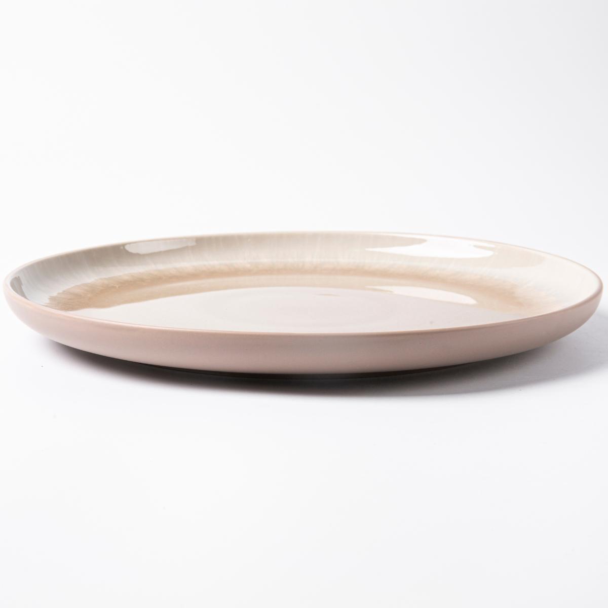 Service 18 pièces taupe - "Iris" couleur unique, LAGUIOLE CUISSON