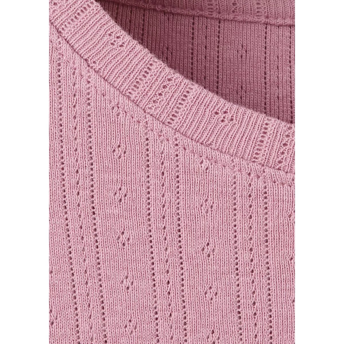 Pyjama long maille côtelée rose, MANGO KIDS