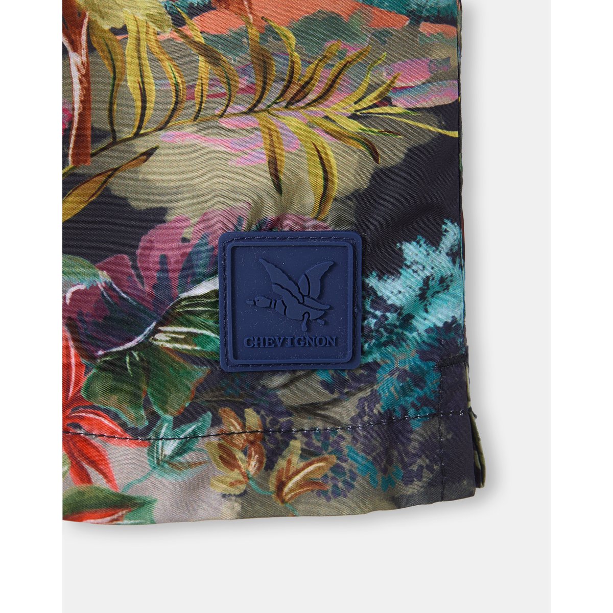 Maillot de bain floral DIVINO SWIM bleu marine, CHEVIGNON