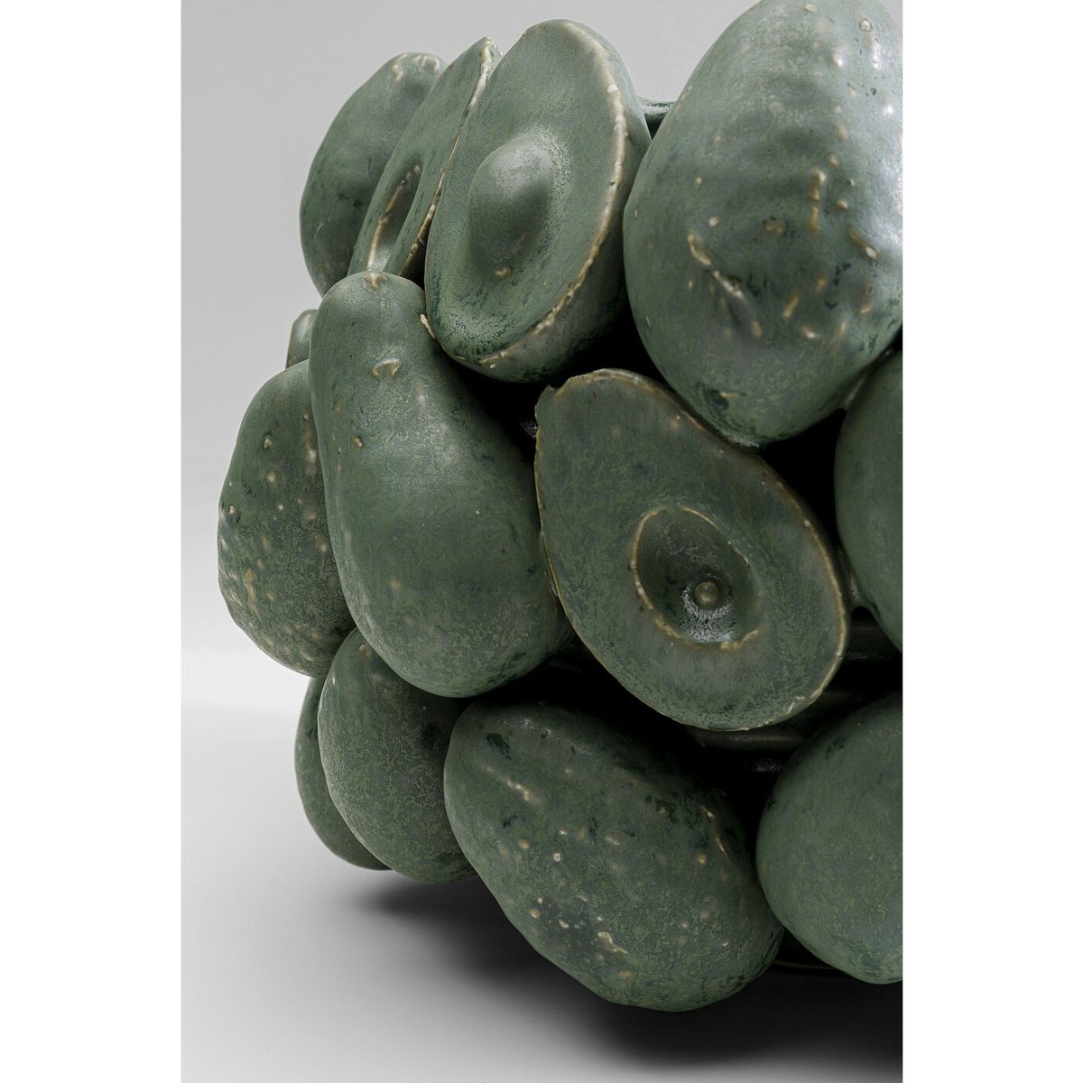 Vase avocats en grès vert, KARE DESIGN
