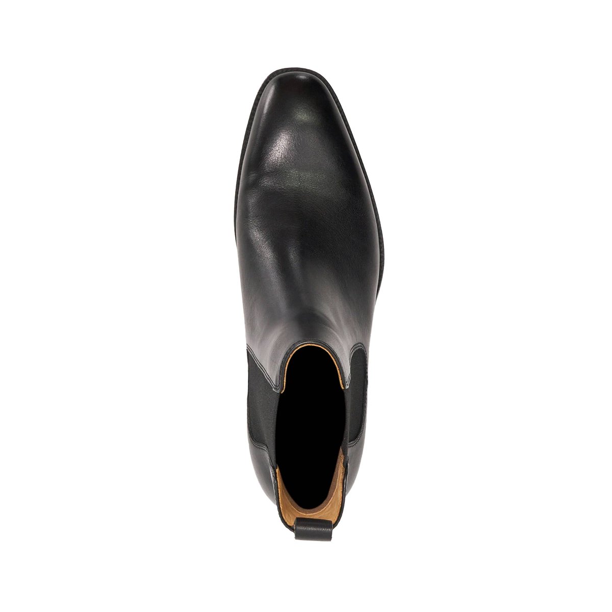 Bottines Chelsea en cuir avec semelle souple - MATCHIN Wide Fit black-leather, DUNE LONDON