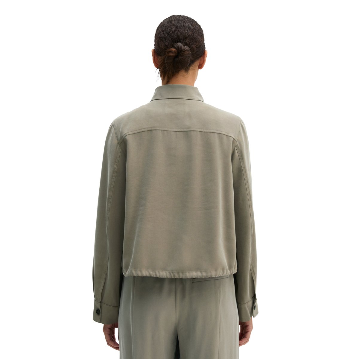 Survêtement régulier en viscose lavée marron, MARC O'POLO
