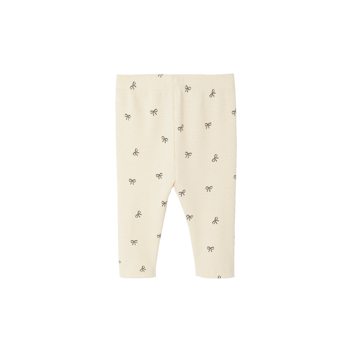 Legging en maille côtelée vanille, VERTBAUDET