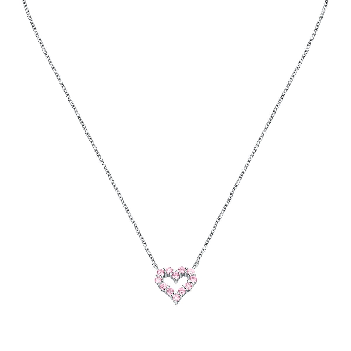 Collier en acier, cristaux, ipg TESORI rose, MORELLATO