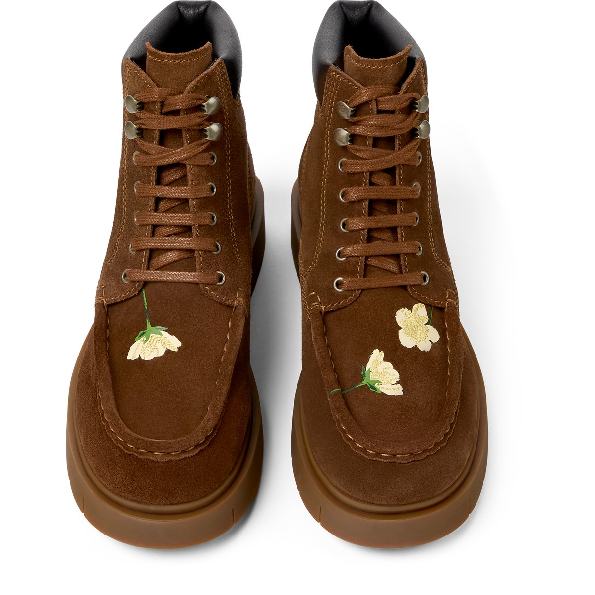 Bottines acets Alaro Suede Leather brun moyen 005, CAMPER