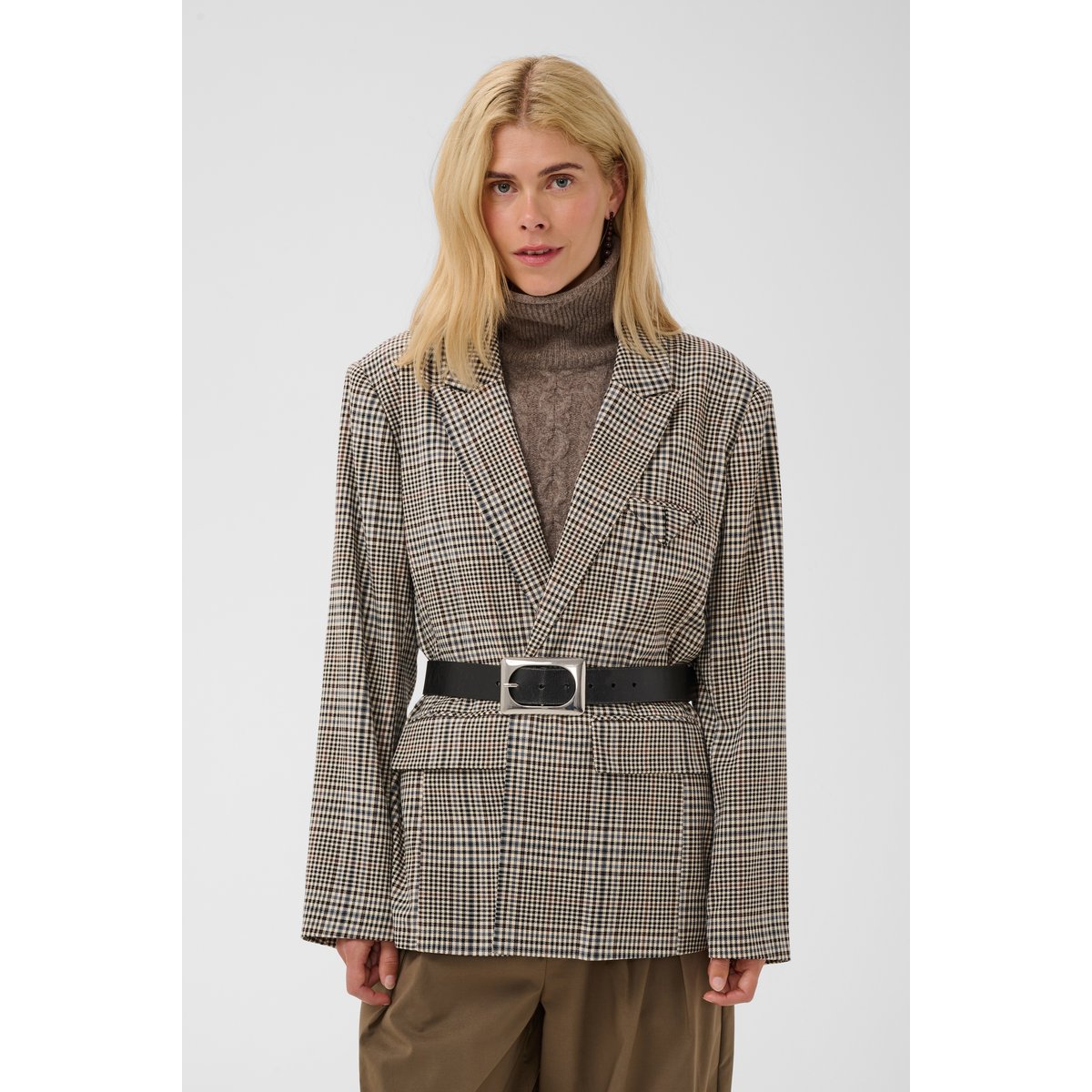 Blazer noir black check, CULTURE