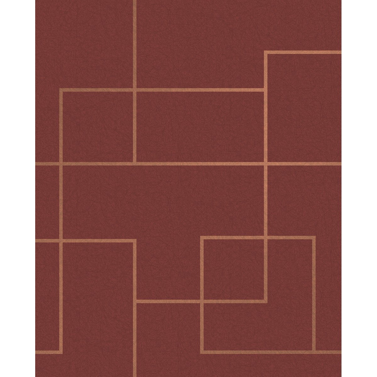 Papier peint Primo Alizarin rouge grenat, doré, GRAHAM ET BROWN